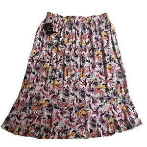 IN STUDIO FLORAL Long Boho Skirt size 1X